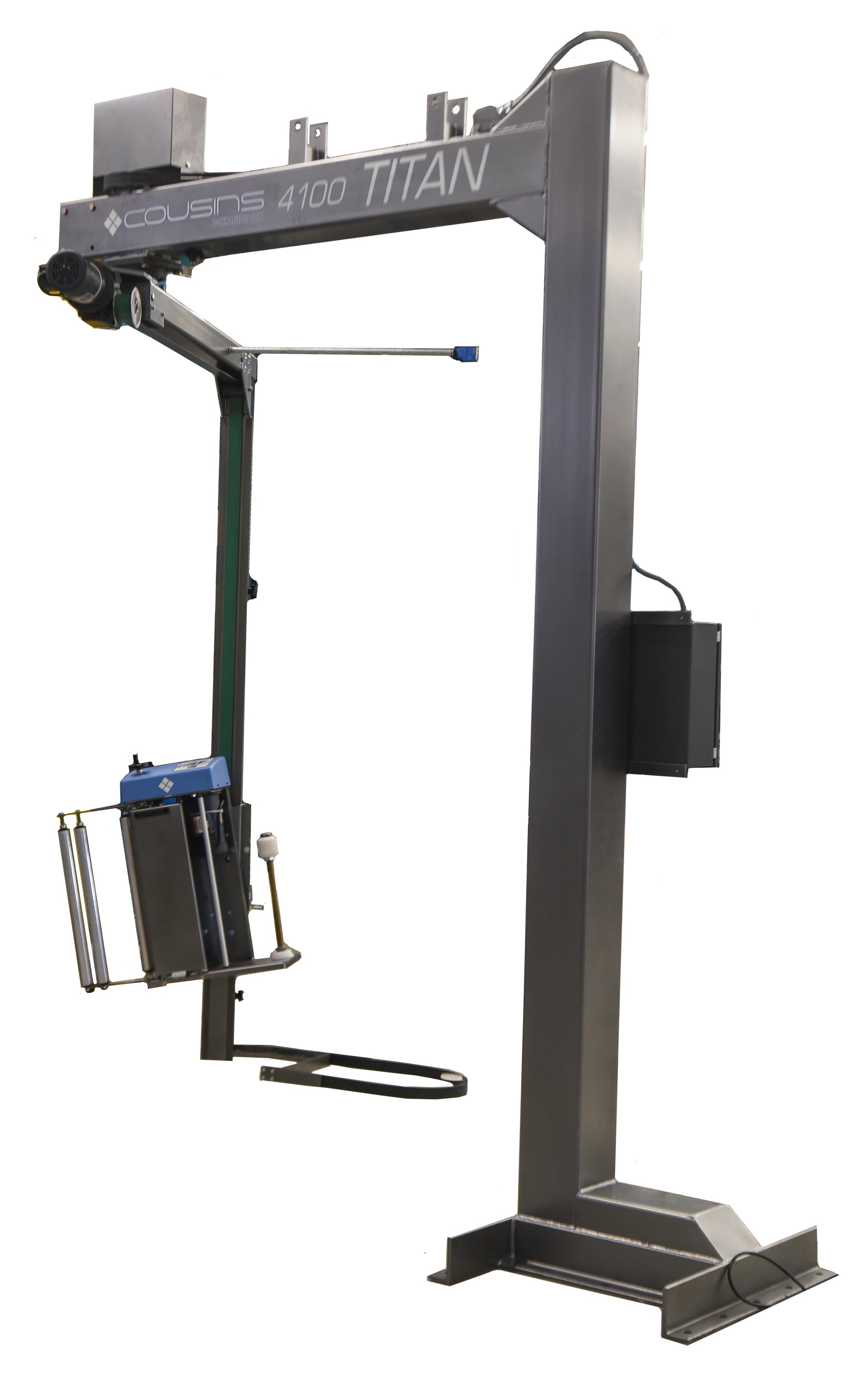 4100-35FA-FSR Fully Automatic Free-Standing Rear Mount Pallet Wrapper