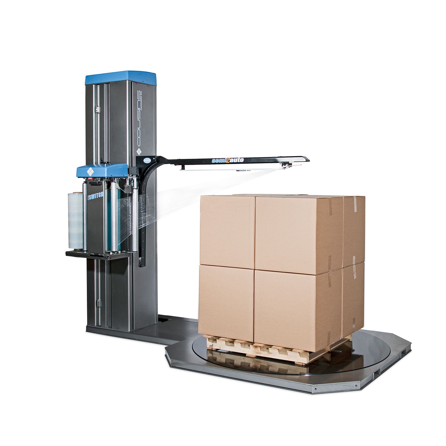 LP-SWA A-ARM (Low Profile) Automatic Pallet Wrapper